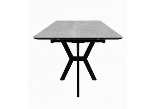  Стол DikLine DI100 Мрамор Кандела cветло-серый/опоры черные (2уп.), фото 4 