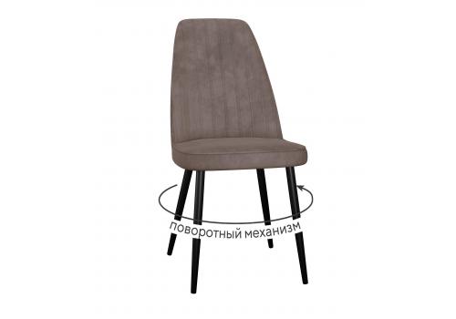 Стул DikLine 327 поворотный B5 LATTE, ножки черные, фото 1 