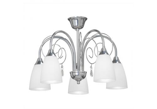  Люстра V3222-9/5PL, 5xE14 макс. 40Вт, плафон ПП, фото 1 