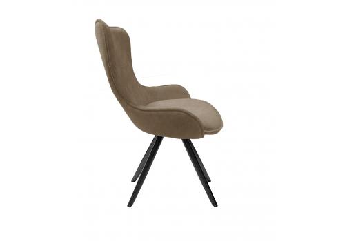  Стул DikLine 333 поворотный TW05 капучино, ножки черные, фото 3 