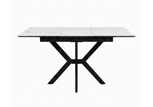  Стол DikLine DI100 Мрамор Кристал белый/опоры черные (2уп.), фото 2 