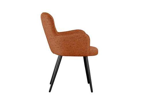  Стул DikLine 503 поворотный NS Rust терракотовый, ножки черные, фото 4 