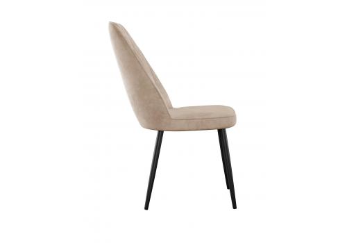  Стул DikLine 327 поворотный B03 BEIGE, ножки черные, фото 4 