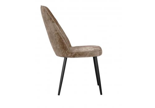  Стул DikLine 327 поворотный M05 шоколад, ножки черные, фото 4 