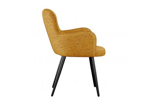  Стул DikLine 503 поворотный NS Gold горчица, ножки черные, фото 3 