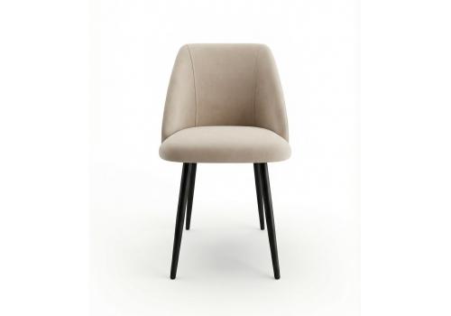  Стул DikLine 335 B03 BEIGE, ножки черные, фото 4 