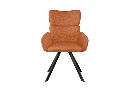  Стул DikLine 501 поворотный NS Rust терракотовый, ножки черные, фото 2 