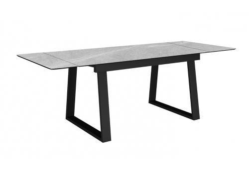  Стол DikLine DZ160 Мрамор Кандела cветло-серый/черные (2 уп.), фото 4 