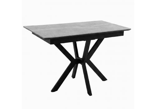  Стол DikLine DI100 Мрамор Кандела cветло-серый/опоры черные (2уп.), фото 1 