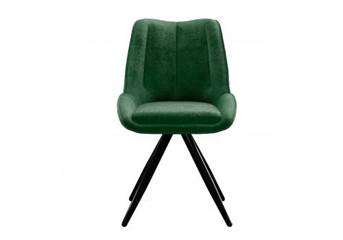  Стул DikLine 504 поворотный BL10 зеленый, ножки черные, фото 4 