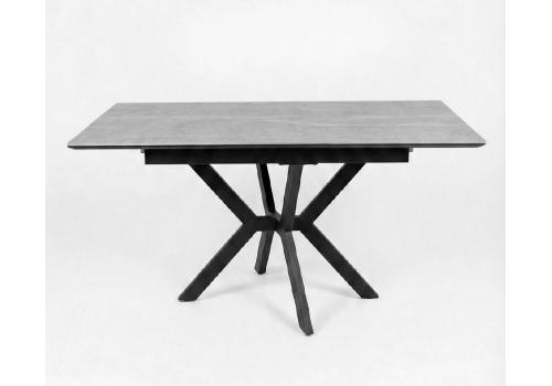  Стол DikLine DI100 Мрамор Кандела cветло-серый/опоры черные (2уп.), фото 3 