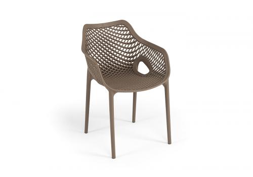  "Беллини" стул пластиковый, цвет бежево-коричневый, фото 2 