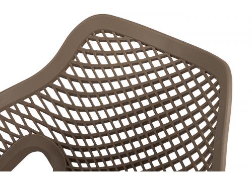  "Беллини" стул пластиковый, цвет бежево-коричневый, фото 6 