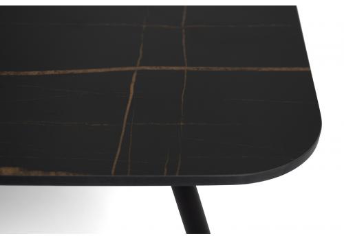  "Верона" журнальный стол из HPL 120х65, H40, каркас черный муар, цвет столешницы "серый гранит", фото 3 