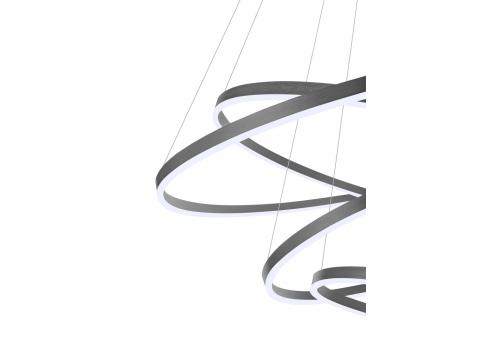  Люстра Orblaze 4 rings 1000 black, фото 5 