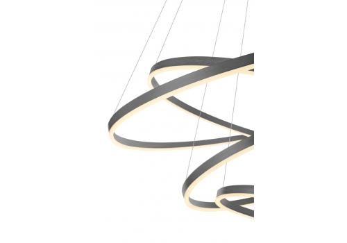  Люстра Orblaze 4 rings 1000 black, фото 4 