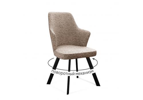  Стул DikLine 235 поворотный, NS04 CREAM, ножки черные, фото 1 