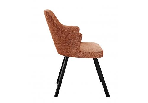  Стул DikLine 235 поворотный, NS Rust терракотовый, ножки черные, фото 4 