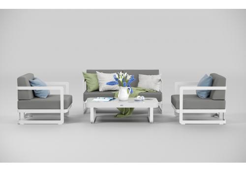  Виллино светло - серая, алюминий / стекло, фото 1 