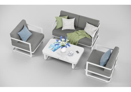  Виллино светло - серая, алюминий / стекло, фото 2 