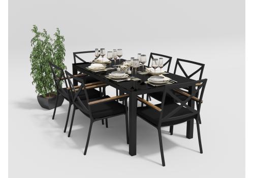  Калма 180 черная, алюминий / стекло, фото 1 