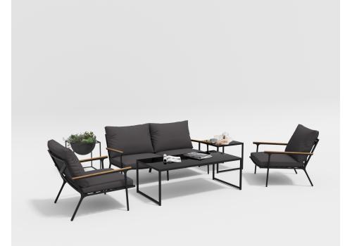  Калма антрацит, алюминий / тик / стекло - 15%, фото 1 