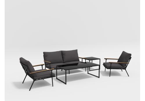  Калма антрацит, алюминий / тик / стекло - 15%, фото 4 