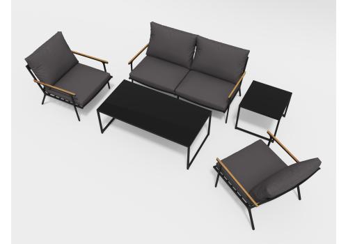  Калма антрацит, алюминий / тик / стекло - 15%, фото 5 