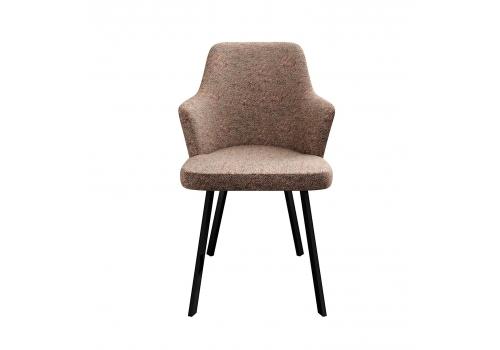  Стул DikLine 235 поворотный, NS05 CAPPUCCINO, ножки черные, фото 2 