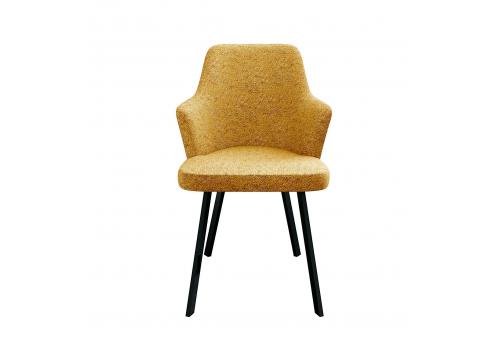  Стул DikLine 235 поворотный, NS Gold горчица, ножки черные, фото 3 