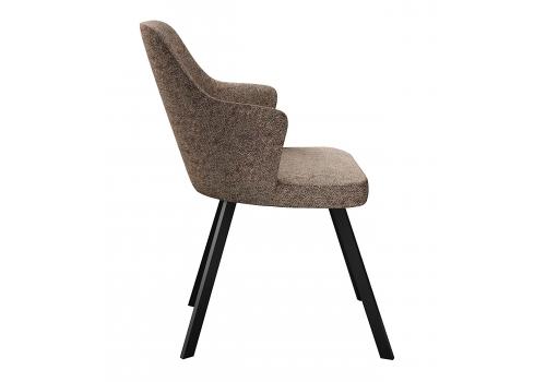  Стул DikLine 235 поворотный, NS05 CAPPUCCINO, ножки черные, фото 3 