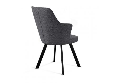  Стул DikLine 235 поворотный, NS13 GRAPHITE, ножки черные, фото 2 