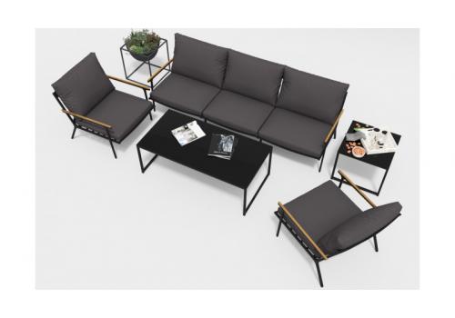  Калма антрацит, алюминий / тик / стекло - 15%, фото 5 