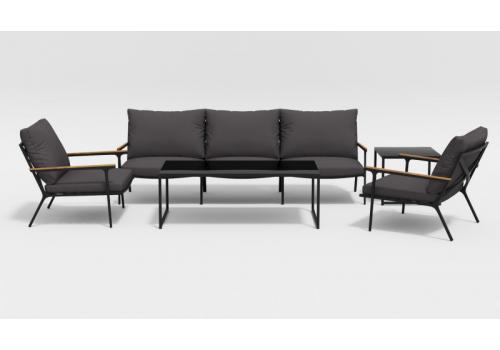  Калма антрацит, алюминий / тик / стекло - 15%, фото 7 