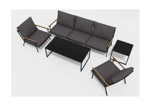  Калма антрацит, алюминий / тик / стекло - 15%, фото 8 