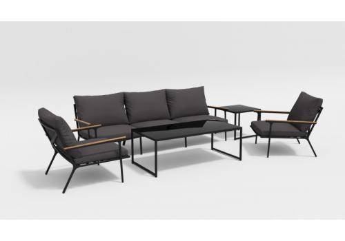  Калма антрацит, алюминий / тик / стекло - 15%, фото 9 