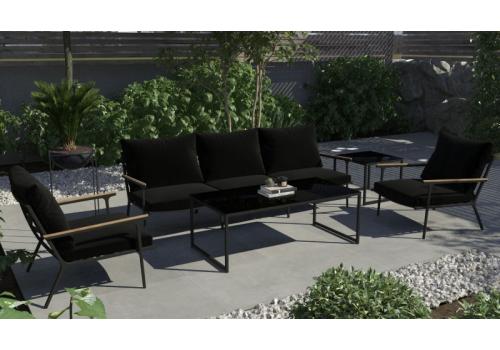  Калма черная, алюминий / тик / стекло - 15%, фото 3 