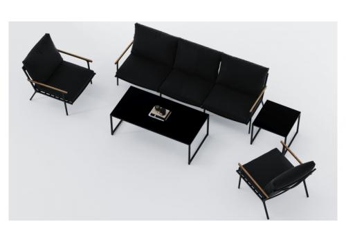  Калма черная, алюминий / тик / стекло - 15%, фото 5 