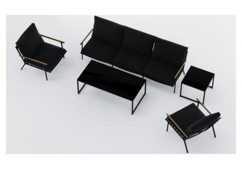  Калма черная, алюминий / тик / стекло - 15%, фото 7 