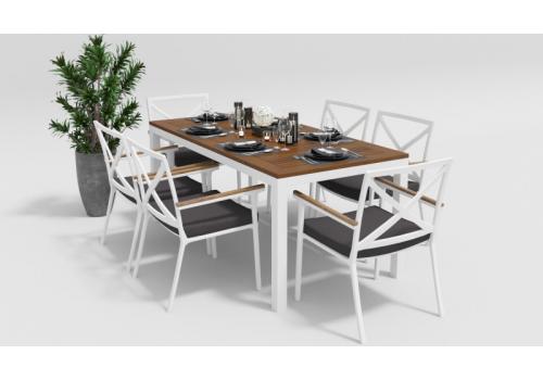  Белла 180 антрацит, алюминий / тик, фото 1 