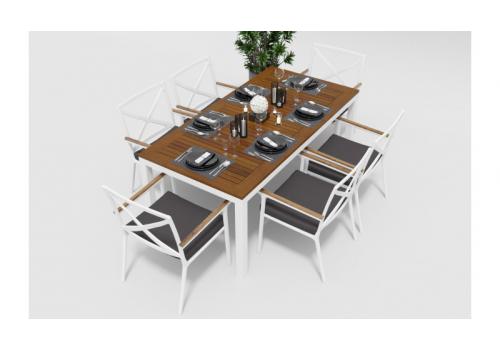  Белла 180 антрацит, алюминий / тик, фото 3 