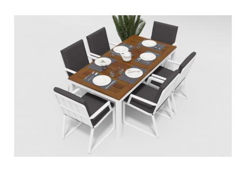  Белла 180 антрацит, алюминий / тик, фото 5 