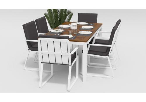  Белла 180 антрацит, алюминий / тик, фото 4 