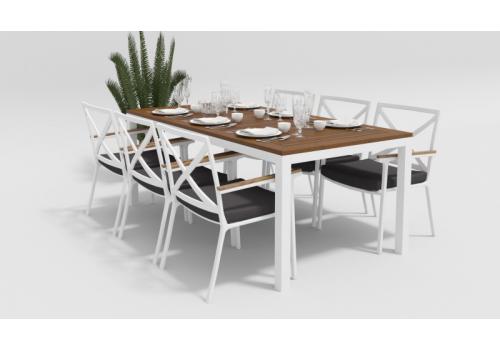  Белла 200 антрацит, алюминий / тик, фото 1 