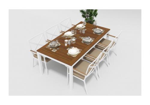  Белла 200 бежевая, алюминий / тик, фото 5 