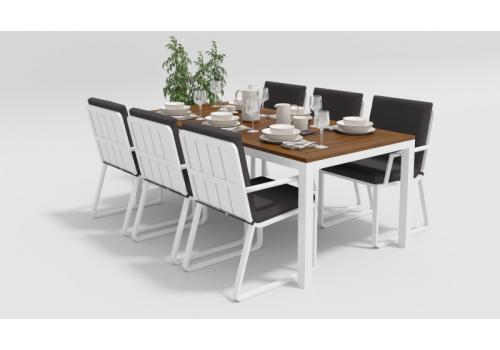  Белла 200 антрацит, алюминий / тик, фото 1 