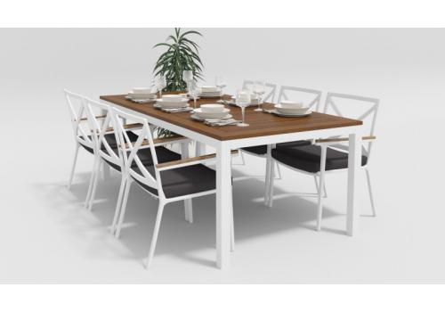  Белла 220 антрацит, алюминий / тик, фото 1 