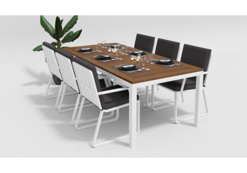  Белла 220 антрацит, алюминий / тик, фото 1 