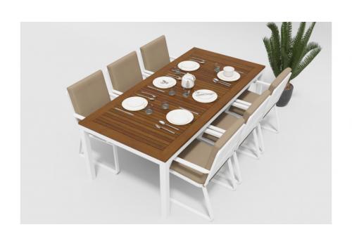  Белла 220 бежевая, алюминий / тик, фото 5 