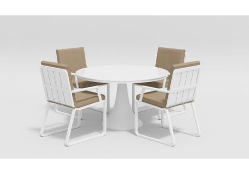  Voglie с подлокотником бежевый, алюминий, фото 4 